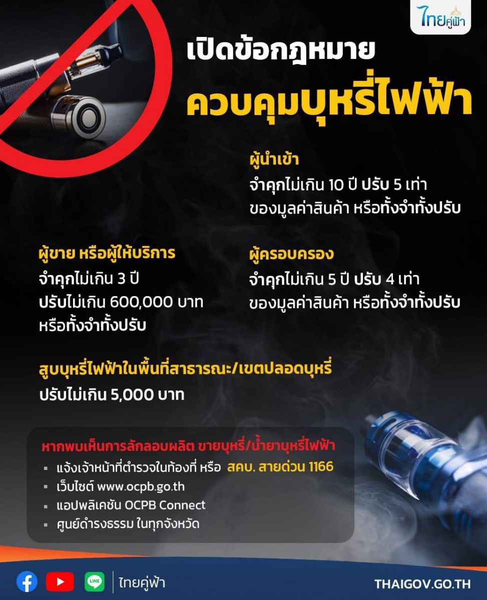 โทษของบุหรี่ไฟฟ้า